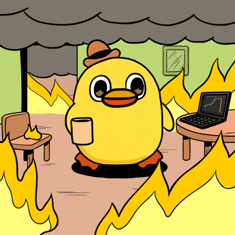 digitalducks giphyupload dump this is fine stabby GIF