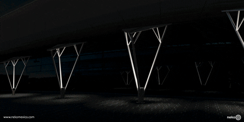 luminarias mobiliario urbano GIF by Neko Design