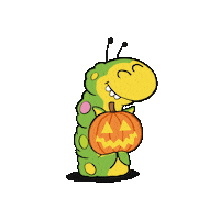 Official_colinthecaterpillar halloween colin mands colin the caterpillar Sticker