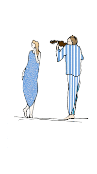 In Love Woman Sticker