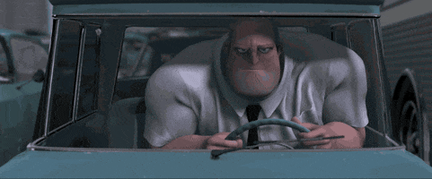 the incredibles traffic GIF