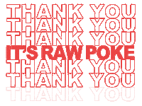 San Diego Hawaiian Sticker by It's Raw Poke Shop