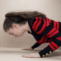 amberdoigthorne comedy thank you okay awkward GIF