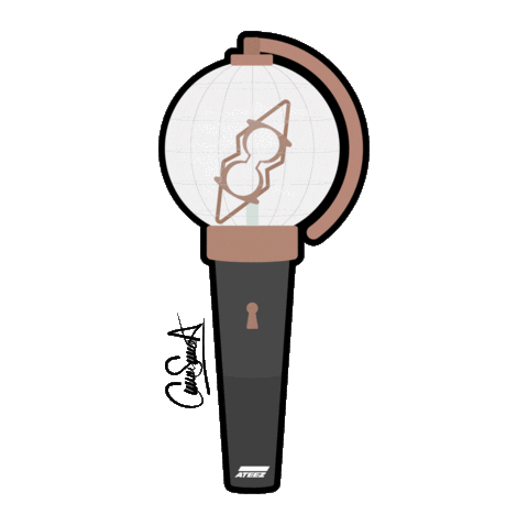 Ateez Lightstick Sticker