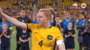 Clare Polkinghorne Clap GIF by Football Australia