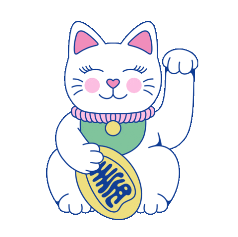 Chance Lucky Cat Sticker
