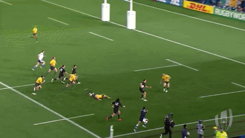 New Zealand All Blacks Wow GIF by Rugby World Cup