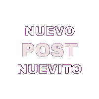 New Post Sticker