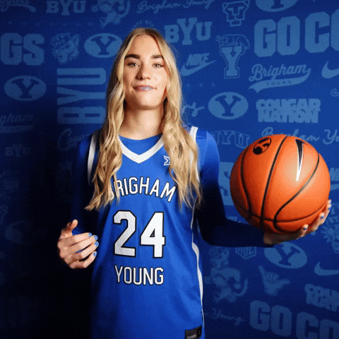 Basketball Cannon GIF by BYU Cougars