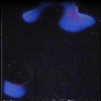 RobertSurname glitch blue space vhs GIF