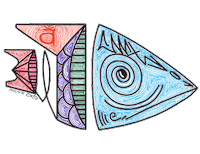 infinipi fish inspiration infinity tt Sticker