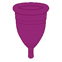 GenialDay cup period menstruation pads Sticker