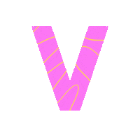 Text V Sticker by adambanaszek