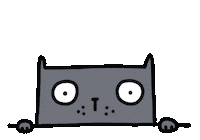 See Peek A Boo Sticker by Rafs Design