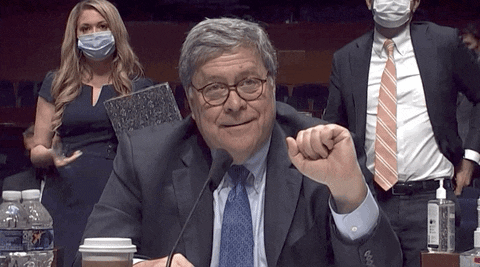Tired William Barr GIF by GIPHY News