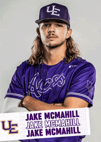 Purple Aces Baseball GIF by UE Athletics