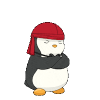 Mad I Forgive You Sticker by Pudgy Penguins