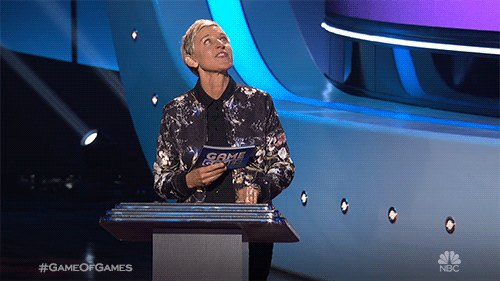Looking Up Ellens Game Of Games GIF by NBC