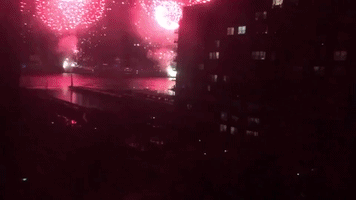 New Yorkers Surprised by Late-Night Fireworks