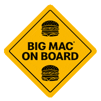 Hungry Car Sticker by McDonaldsUK
