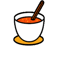 Hot Tea Fall Sticker by Maeve Chocolate