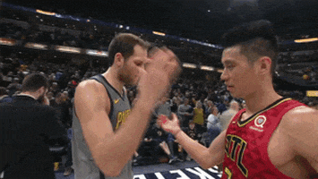 jeremy lin hug GIF by NBA