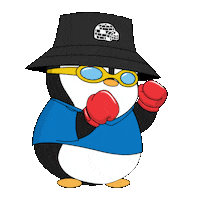 Warming Up Sticker by Pudgy Penguins