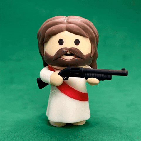 Jesus Aiming GIF