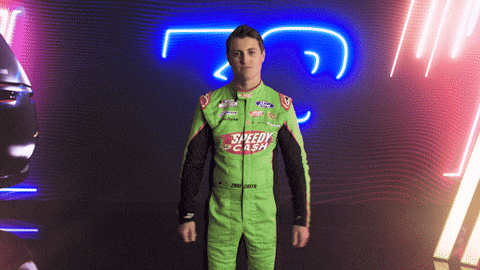 Stock Car Racing Thumbs Down GIF by NASCAR