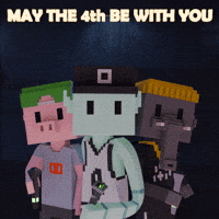Star Wars May The Force Be With You GIF by Meebits