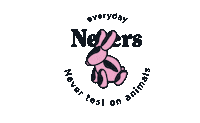 Bunny Vegan Sticker by Everyday For Every Body