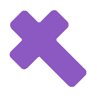 Cross Christ Sticker by Kamino vzw