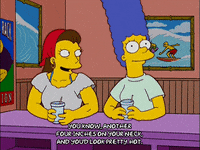 happy marge simpson GIF