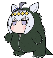 Cap Godzilla Sticker