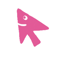 Pink Arrow Sticker