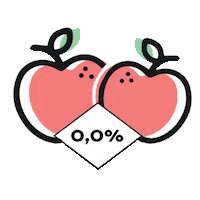 Vegan Fruit Sticker by The Good Cider