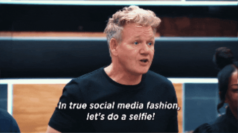 Gordon Ramsay Selfie GIF by Food Club FOX