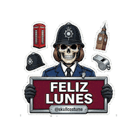 Scotland Yard Halloween Sticker
