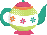 colazionedaaugusta teapot bule colazionedaaugusta theiere Sticker