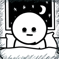tired wide awake GIF