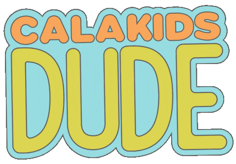 Dude Sticker by Calakids Boutique