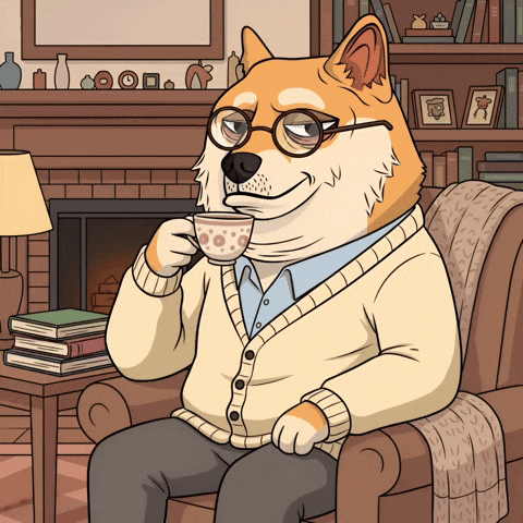 Relaxing Shiba Inu GIF by Doge Pound