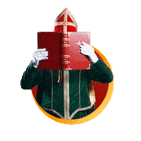 5 December Mijter Sticker by Boekdesint