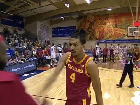 Basketball Hoops GIF by USC Trojans