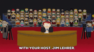 jim lehrer debate GIF by South Park 