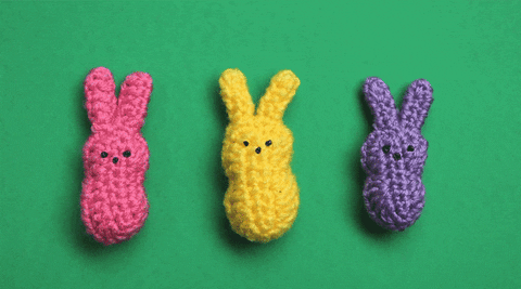 Easter Bunny Happy Dance GIF by Spacey - Find & Share on GIPHY