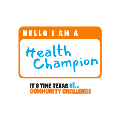 itstimetx giphygifmaker pledge community challenge its time texas Sticker