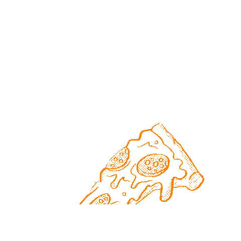 Food Pizza Sticker by Cerveza Hormiga Negra