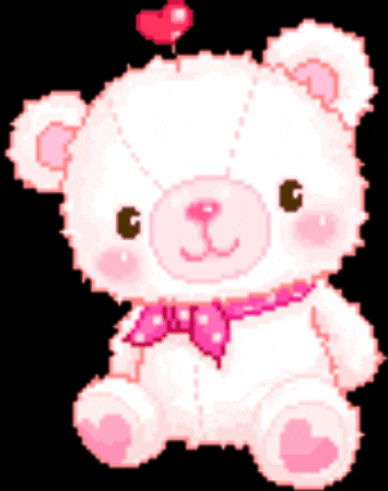 noa_boyee pixelart kawaii teddybear GIF