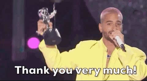 Thank You Very Much GIF by 2020 MTV Video Music Awards